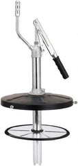 lumax - Grease Lubrication Aluminum & Steel Lever Hand Pump - For 5 Gal Container - USA Tool & Supply