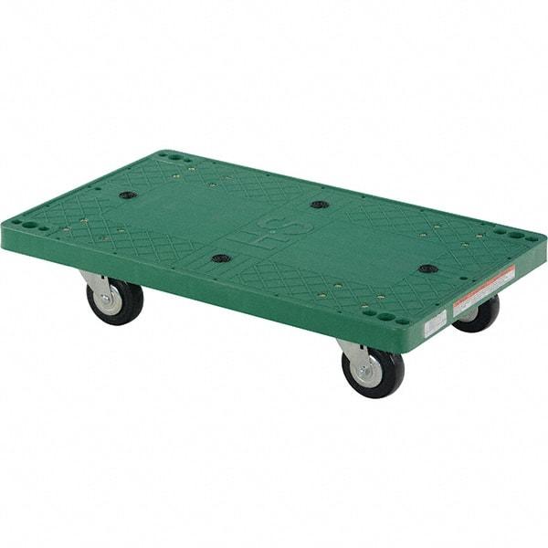 Vestil - 500 Lb Capacity Plastic Dolly - 30" Long x 18" Wide - USA Tool & Supply