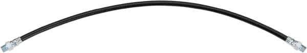 lumax - 12" Long, 4,500 psi Operating Pressure, Thermoplastic Grease Gun Hose - NPT, 12,000 psi Burst Pressure - USA Tool & Supply