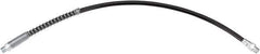 lumax - 12" Long, 4,500 psi Operating Pressure, Thermoplastic Grease Gun Hose - NPT, 12,000 psi Burst Pressure - USA Tool & Supply