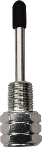 lumax - 4,500 Operating psi, 1-1/2" Long, Steel Needle Nose Adapter Grease Gun Needle Nozzle - USA Tool & Supply