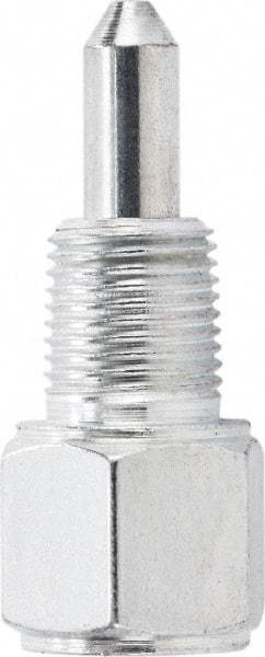 lumax - 4,500 Operating psi, 3/4" Long, Steel Needle Nose Adapter Grease Gun Needle Nozzle - USA Tool & Supply