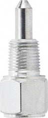 lumax - 4,500 Operating psi, 3/4" Long, Steel Needle Nose Adapter Grease Gun Needle Nozzle - USA Tool & Supply