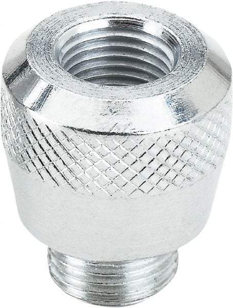 lumax - 4,500 Operating psi, Steel Fixed Grease Gun Button-Head Coupler - USA Tool & Supply