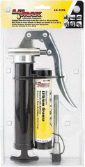 lumax - Rigid Pistol Grease Gun - 3 oz Capacity, 1/8 Thread Outlet, 66 Strokes per oz, Bulk & Cartridge Fill - USA Tool & Supply