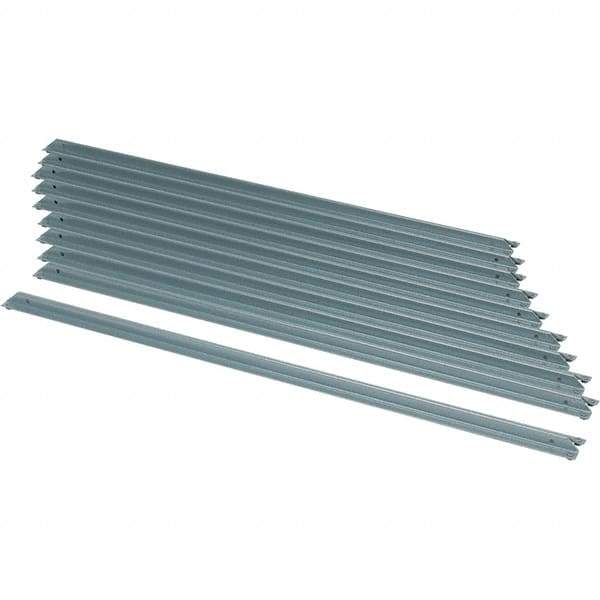 Value Collection - 36" Wide, 26 High, Open Shelving Accessory/Component - 16 Gauge Steel, Powder Coat Finish, Use with Boltless Storage Rack - USA Tool & Supply