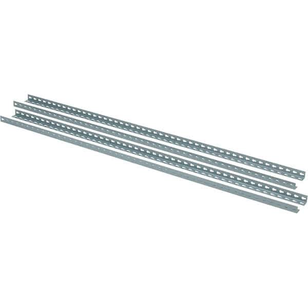 Value Collection - 18" Wide, 72 High, Open Shelving Accessory/Component - 14 Gauge Steel, Powder Coat Finish, Use with Boltless Storage Rack - USA Tool & Supply
