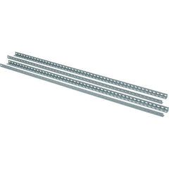 Value Collection - 18" Wide, 72 High, Open Shelving Accessory/Component - 14 Gauge Steel, Powder Coat Finish, Use with Boltless Storage Rack - USA Tool & Supply