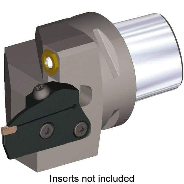 Kennametal - EG-P-GUP, EG-U-GUN, EG-U-GUP, ER-P-GUP, ER-U-GUN, ER-U-GUP Insert, 60.85mm Head Length, Modular Grooving Blade Holder Head - Left Hand Cut, System Size PSC50, Through Coolant, Series Beyond Evolution - USA Tool & Supply