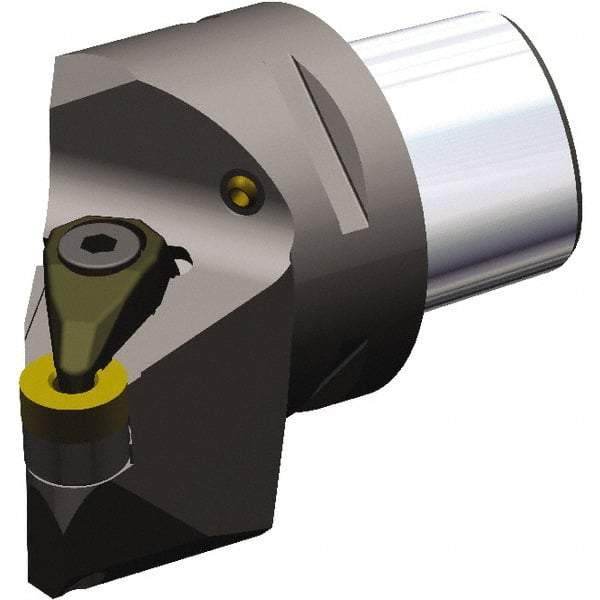 Kennametal - Left Hand Cut, Size PSC50, RN..1204 & RN..43 Insert Compatiblity, External Modular Turning & Profiling Cutting Unit Head - 35mm Ctr to Cutting Edge, 60mm Head Length, Through Coolant, Series PSC - USA Tool & Supply