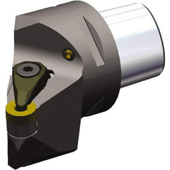 Kennametal - Left Hand Cut, Size PSC50, RN..1204 & RN..43 Insert Compatiblity, External Modular Turning & Profiling Cutting Unit Head - 35mm Ctr to Cutting Edge, 60mm Head Length, Through Coolant, Series PSC - USA Tool & Supply