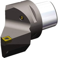 Kennametal - Right Hand Cut, Size PSC63, CC.. 1204.. & CC.. 432 Insert Compatiblity, External Modular Turning & Profiling Cutting Unit Head - 45mm Ctr to Cutting Edge, 65mm Head Length, Through Coolant, Series PSC - USA Tool & Supply