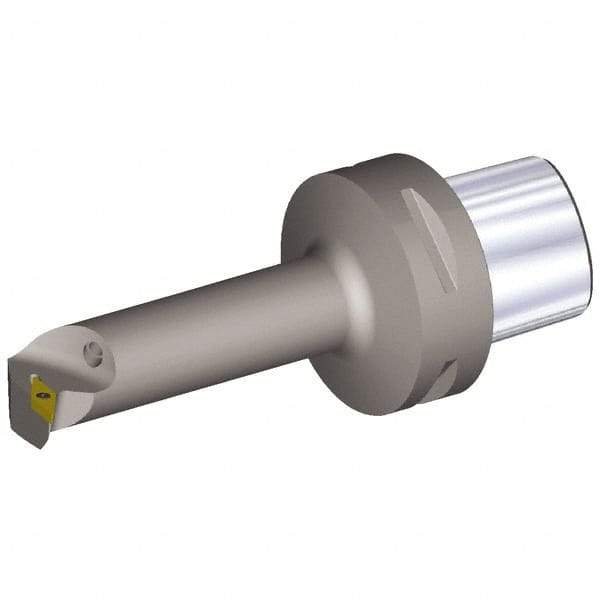 Kennametal - Left Hand Cut, Size PSC63, VB..110304 & VB..221 Insert Compatiblity, Internal Modular Turning & Profiling Cutting Unit Head - 22mm Ctr to Cutting Edge, 140mm Head Length, Through Coolant, Series PSC - USA Tool & Supply