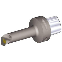Kennametal - Left Hand Cut, Size PSC63, VB..110304 & VB..221 Insert Compatiblity, Internal Modular Turning & Profiling Cutting Unit Head - 22mm Ctr to Cutting Edge, 140mm Head Length, Through Coolant, Series PSC - USA Tool & Supply