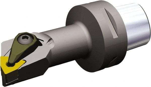 Kennametal - Left Hand Cut, Size PSC50, WN.. 0804.. & WN.. 432 Insert Compatiblity, Internal Modular Turning & Profiling Cutting Unit Head - 17mm Ctr to Cutting Edge, 90mm Head Length, Through Coolant, Series PSC - USA Tool & Supply