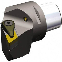 Kennametal - Left Hand Cut, Size PSC63, DN..150408 & DN..432 Insert Compatiblity, External Modular Turning & Profiling Cutting Unit Head - 45mm Ctr to Cutting Edge, 65mm Head Length, Through Coolant, Series PSC - USA Tool & Supply
