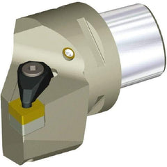 Kennametal - Left Hand Cut, Size PSC63, CN.. 432 & CN... 120408 Insert Compatiblity, Internal Modular Turning & Profiling Cutting Unit Head - 45mm Ctr to Cutting Edge, 65mm Head Length, Through Coolant, Series PSC - USA Tool & Supply