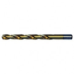 #21 RHS / RHC HSS 135 Degree Split Point Heavy Duty Jobber Drill - TiN - USA Tool & Supply