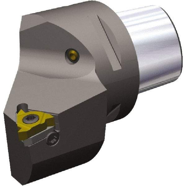 Kennametal - Insert Style LT16ER, 65mm Head Length, Right Hand Cut, External Modular Threading Cutting Unit Head - System Size PSC63, 45mm Center to Cutting Edge, Series PSC - USA Tool & Supply