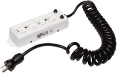 Tripp-Lite - 4 Outlets, 120 VAC15 Amps, 10' Cord, Power Outlet Strip - Keyhole, Tab Mount, 5-15 NEMA Configuration, 8.4" Strip - USA Tool & Supply