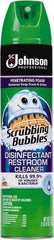 Scrubbing Bubbles - 25 oz Aerosol Can Liquid Bathroom Cleaner - Fresh Scent, Disinfectant, Bathroom Surfaces - USA Tool & Supply