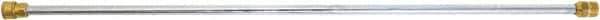 Simpson - 3,400 Max psi Fixed Pressure Washer Lance - 31" Long, Metal, Metric, Female & Male - USA Tool & Supply