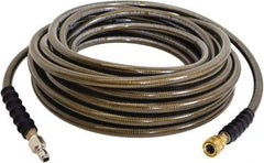 Simpson - 4,500 Max psi 2 Piece Pressure Washer Hose - 200' Long, Polyurethane, 3/8 NPT, Female & Male - USA Tool & Supply