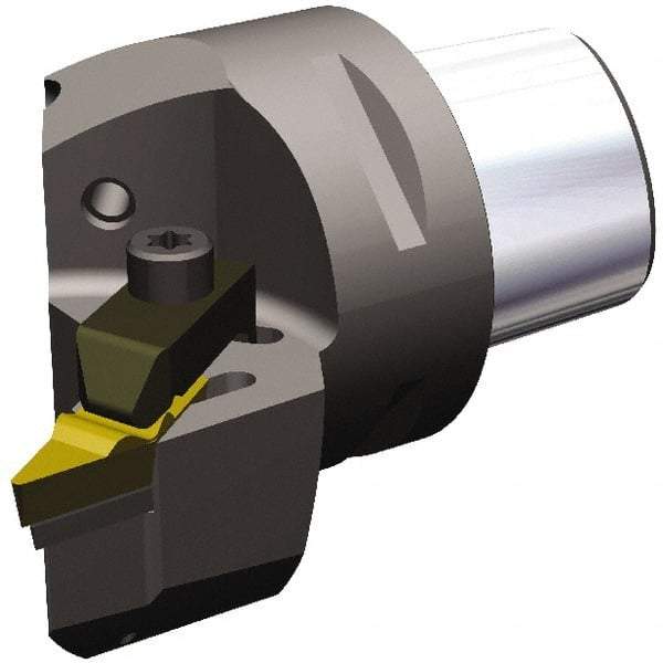 Kennametal - Right Hand Cut, Size PSC63, VC.. 1604 & VP..332 Insert Compatiblity, External Modular Turning & Profiling Cutting Unit Head - 43mm Ctr to Cutting Edge, 60mm Head Length, Through Coolant, Series Top Notch - USA Tool & Supply