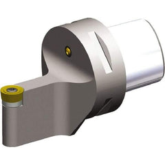 Kennametal - Neutral Cut, Size PSC63, RC.. 10T3M0 Insert Compatiblity, External Modular Turning & Profiling Cutting Unit Head - 5mm Ctr to Cutting Edge, 65mm Head Length, Through Coolant, Series PSC - USA Tool & Supply