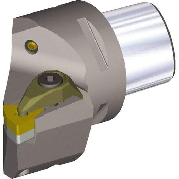 Kennametal - Right Hand Cut, Size PSC50, DN.. 1506.. & DN.. 442 Insert Compatiblity, External Modular Turning & Profiling Cutting Unit Head - 35mm Ctr to Cutting Edge, 60mm Head Length, Through Coolant, Series PSC - USA Tool & Supply