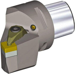Kennametal - Right Hand Cut, Size PSC50, SN..120408 & SN..432 Insert Compatiblity, External Modular Turning & Profiling Cutting Unit Head - 27mm Ctr to Cutting Edge, 60mm Head Length, Through Coolant, Series PSC - USA Tool & Supply