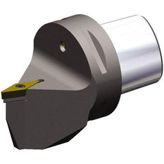 Kennametal - Neutral Cut, Size PSC63, VB.. 1604 & VB.. 332 Insert Compatiblity, External Modular Turning & Profiling Cutting Unit Head - 65mm Head Length, Through Coolant, Series PSC - USA Tool & Supply