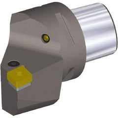 Kennametal - Right Hand Cut, Size PSC50, CN.. 432 & CN..120408 Insert Compatiblity, External Modular Turning & Profiling Cutting Unit Head - 35mm Ctr to Cutting Edge, 60mm Head Length, Through Coolant, Series PSC - USA Tool & Supply