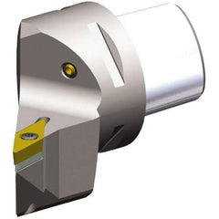 Kennametal - Left Hand Cut, Size PSC63, VB.. 1604 & VB.. 332 Insert Compatiblity, Internal Modular Turning & Profiling Cutting Unit Head - 45mm Ctr to Cutting Edge, 65mm Head Length, Through Coolant, Series PSC - USA Tool & Supply
