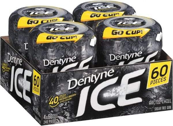 Dentyne Ice - Gum - Sugarless Gum, Arctic Chill, 60 Pieces/Cup - USA Tool & Supply