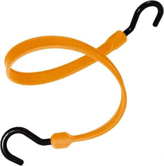 The Better Bungee - Heavy Duty Bungee Strap with Overmolded Nylon Hook End - 36" OAL, Orange - USA Tool & Supply