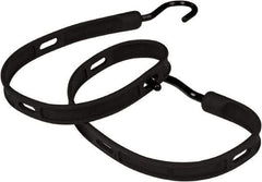 The Better Bungee - Adjustable Bungee Strap with Overmolded Nylon Hook End - 36" OAL, Black - USA Tool & Supply