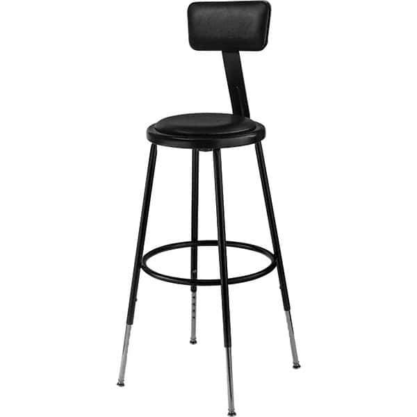 NPS - Swivel & Adjustable Stools Type: Adjustable Height Stool Base Type: Steel - USA Tool & Supply