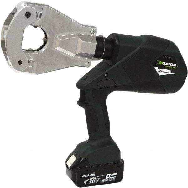 Greenlee - 6 Ton Electric Crimper - Includes Lithium-Ion Battery, Charger, Carrying Case - USA Tool & Supply