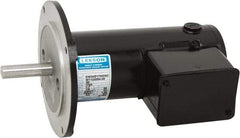 Leeson - 1/6 Max hp, 1,750 Max RPM, Permanent Magnet DC Motors Electric AC DC Motor - 90 V Input, 34E56C Frame, 5/8" Shaft Diam, C-Face Mount, TENV Enclosure - USA Tool & Supply