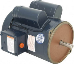 Leeson - 1 Max hp, 1,800 Max RPM, Feed-Auger Drive Electric AC DC Motor - 115/230 V Input, Single Phase, 56YZ Frame, 5/8" Shaft Diam, Special Mount, TEFC Enclosure - USA Tool & Supply