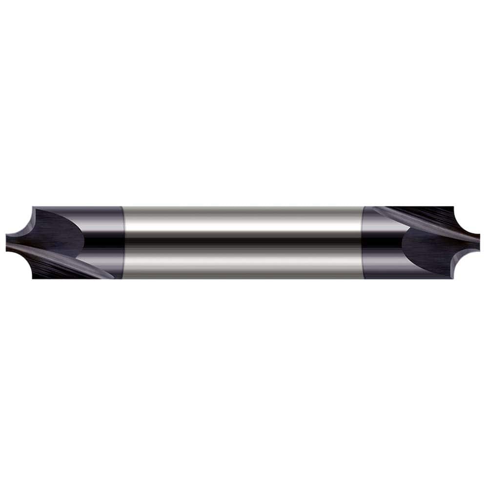 Harvey Tool - Corner Rounding End Mills; Material: Solid Carbide ; Single or Double End: Double ; Radius (mm): 0.50 ; Radius (Decimal Inch): 0.0200 ; Mill Diameter (Inch): 3/16 ; Mill Diameter (Decimal Inch): 0.1875 - Exact Industrial Supply