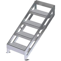 TRI-ARC - Rolling & Wall Mounted Ladders & Platforms Type: Ladder Style: Stair Unit - USA Tool & Supply