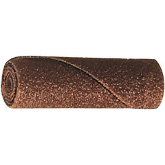 PFERD - 1" Max Roll Diam x 2" OAL, 120 Grit Aluminum Oxide Straight Cartridge Roll - 1/4" Pilot Hole Diam, Cloth Backing, 9,000 Max RPM - USA Tool & Supply