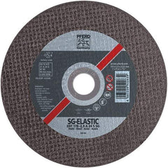 PFERD - 7" Aluminum Oxide Cutoff Wheel - 1/8" Thick, 7/8" Arbor, Use with Angle Grinders - USA Tool & Supply