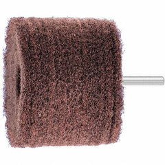 PFERD - 3" Diam x 2" Face Width, Aluminum Oxide Nonwoven Mounted Flap Wheel - 1/4" Shank Mount, 280 Grit, 7,500 Max RPM - USA Tool & Supply