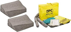 Brady SPC Sorbents - 44 Gal Capacity per Package, Universal Pad - 19" Long x 15" Wide, Polypropylene - USA Tool & Supply