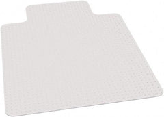 Ability One - 48" Long x 36" Wide, Chair Mat - Rectangular, Beveled Edge Style - USA Tool & Supply