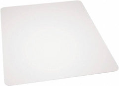 Ability One - 60" Long x 46" Wide, Chair Mat - Rectangular, Beveled Edge Style - USA Tool & Supply