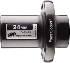 Ingersoll-Rand - 1/2" Drive 24mm Standard Magnetic Nonsparking Universal Impact Socket - 6 Points, 3-1/10" OAL - USA Tool & Supply